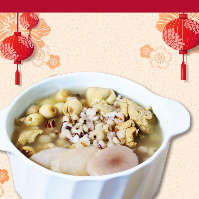 ▌純素年菜 ▌蓮子四神湯 (900g)